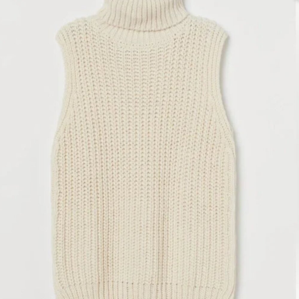 H&M Sleeveless Turtleneck Sweater